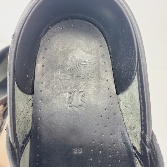 Dansko Professional Floral Metallic Leather Clog - Picture 6 of 10